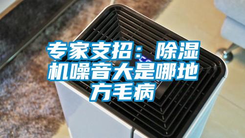 專家支招:除濕機(jī)噪音大是哪地方毛病