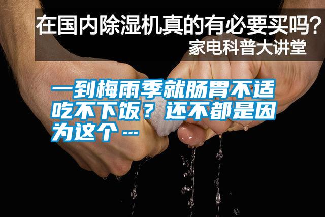 一到梅雨季就腸胃不適吃不下飯？還不都是因為這個…