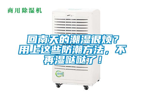回南天的潮濕很煩？用上這些防潮方法，不再濕噠噠了！