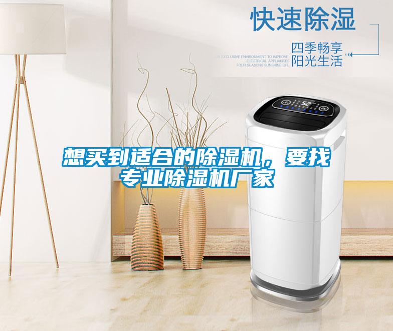 想買到適合的除濕機，要找專業(yè)除濕機廠家