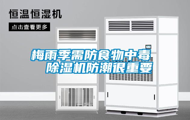 梅雨季需防食物中毒 除濕機(jī)防潮很重要