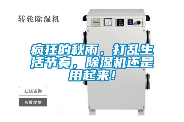 瘋狂的秋雨，打亂生活節(jié)奏，除濕機還是用起來！