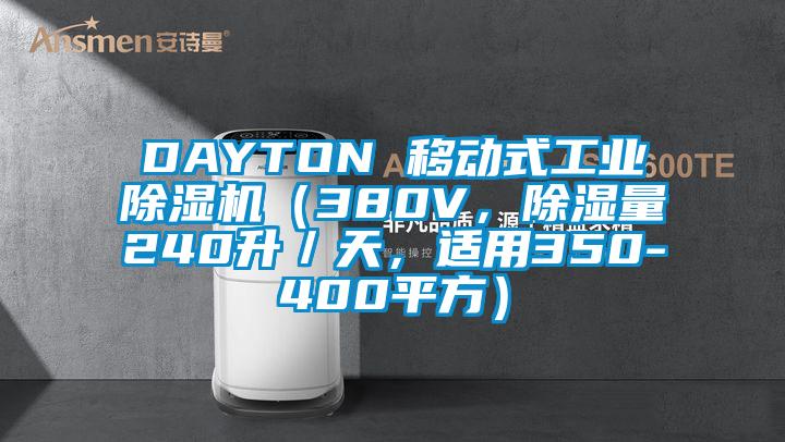 DAYTON 移動式工業(yè)除濕機(jī)（380V，除濕量240升／天，適用350-400平方）