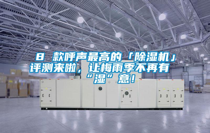 8 款呼聲最高的「除濕機」評測來啦，讓梅雨季不再有“濕”意！