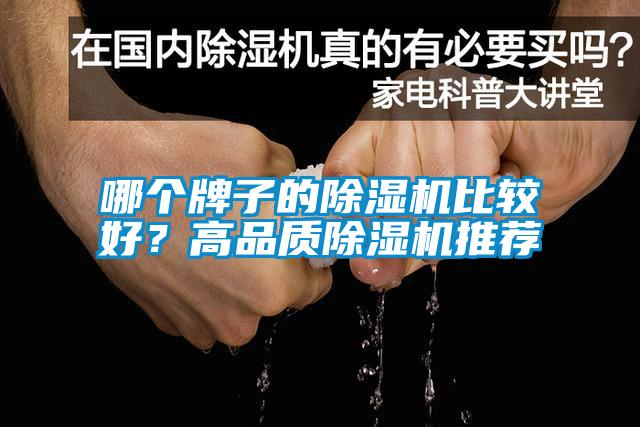 哪個牌子的除濕機比較好？高品質(zhì)除濕機推薦