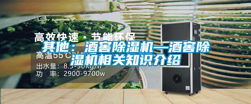 其他:酒窖除濕機(jī)—酒窖除濕機(jī)相關(guān)知識(shí)介紹