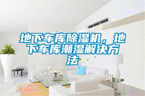 地下車庫除濕機(jī)，地下車庫潮濕解決方法