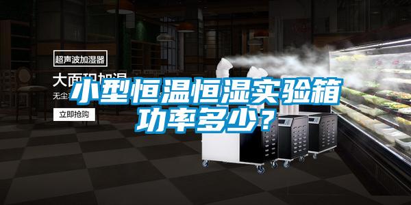 小型恒溫恒濕實驗箱功率多少？