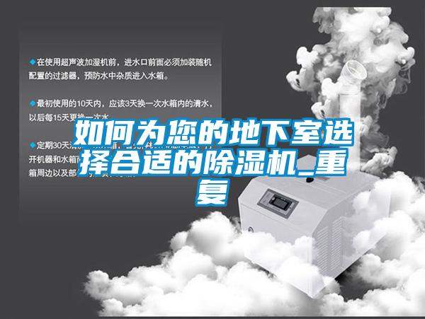 如何為您的地下室選擇合適的除濕機_重復(fù)
