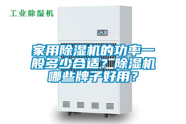 家用除濕機的功率一般多少合適？除濕機哪些牌子好用？