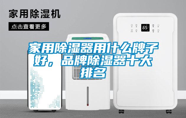 家用除濕器用什么牌子好，品牌除濕器十大排名