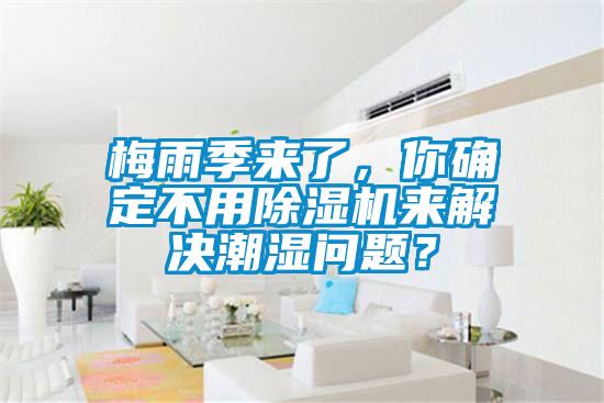 梅雨季來了，你確定不用除濕機(jī)來解決潮濕問題？