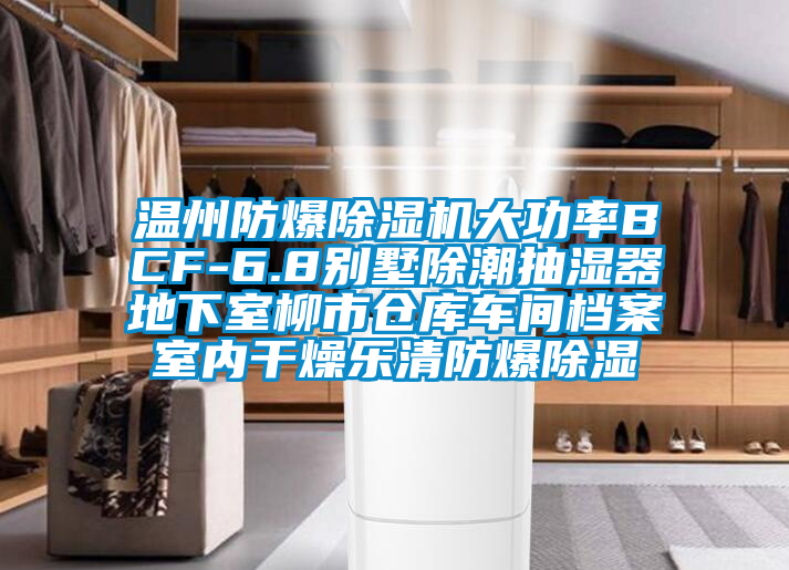 溫州防爆除濕機(jī)大功率BCF-6.8別墅除潮抽濕器地下室柳市倉庫車間檔案室內(nèi)干燥樂清防爆除濕