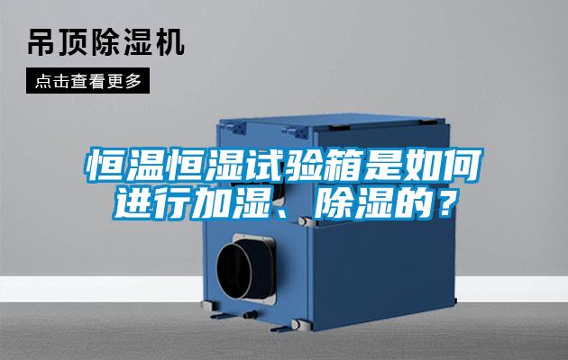 恒溫恒濕試驗(yàn)箱是如何進(jìn)行加濕、除濕的？