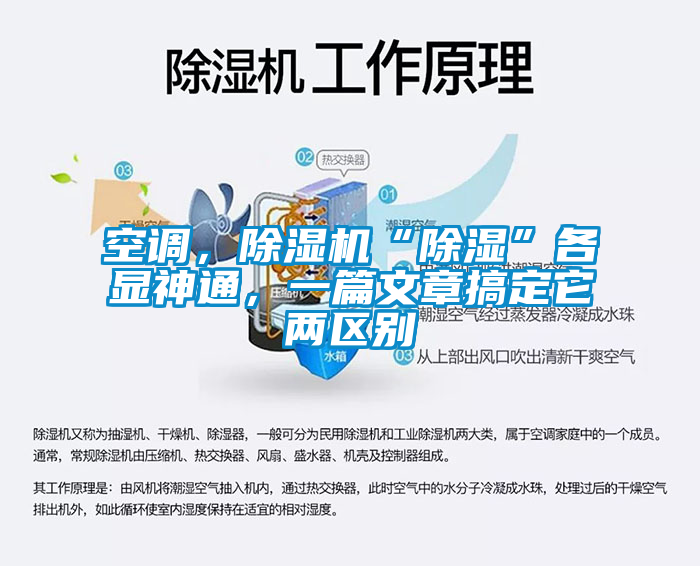 空調(diào)，除濕機(jī)“除濕”各顯神通，一篇文章搞定它兩區(qū)別