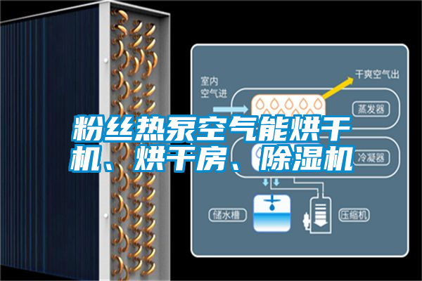 粉絲熱泵空氣能烘干機、烘干房、除濕機