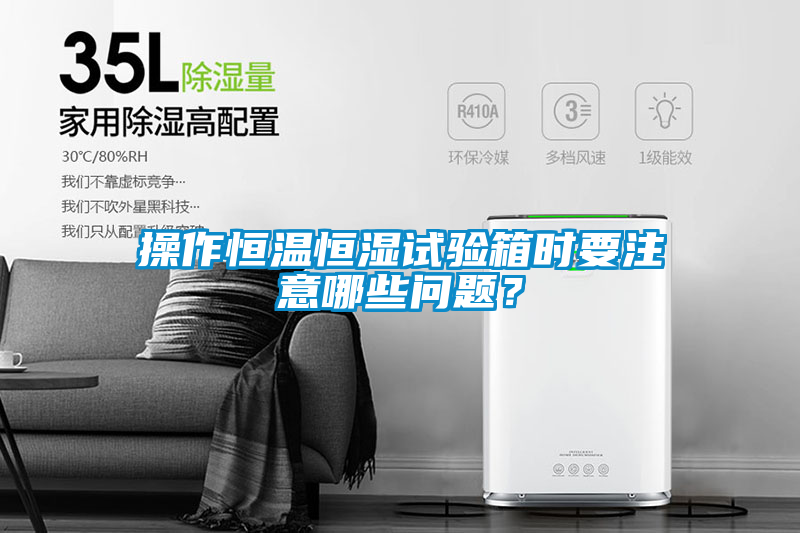 操作恒溫恒濕試驗(yàn)箱時(shí)要注意哪些問(wèn)題?