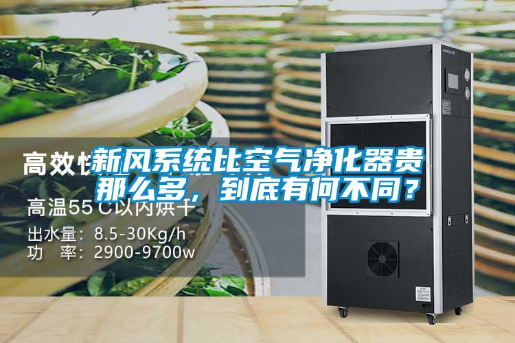 新風(fēng)系統(tǒng)比空氣凈化器貴那么多，到底有何不同？