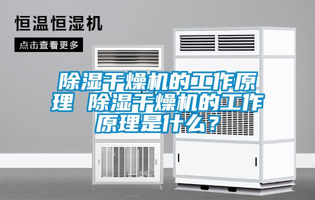 除濕干燥機(jī)的工作原理 除濕干燥機(jī)的工作原理是什么？