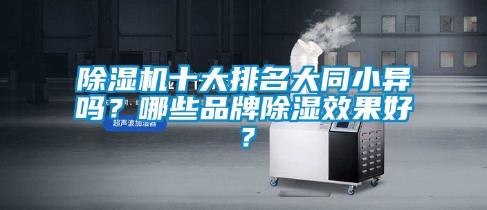 除濕機(jī)十大排名大同小異嗎？哪些品牌除濕效果好？