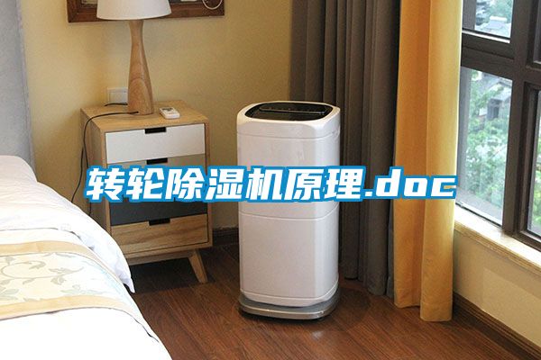 轉(zhuǎn)輪除濕機原理.doc