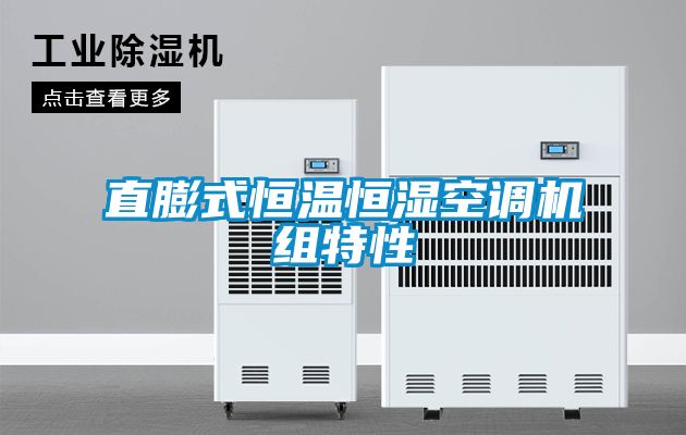 直膨式恒溫恒濕空調(diào)機(jī)組特性