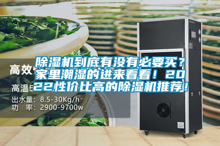 除濕機(jī)到底有沒(méi)有必要買？家里潮濕的進(jìn)來(lái)看看！2022性價(jià)比高的除濕機(jī)推薦！